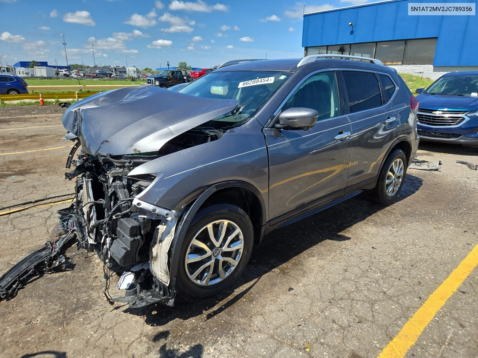 2018 Nissan Rogue S VIN: 5N1AT2MV2JC789356 Lot: 66288454