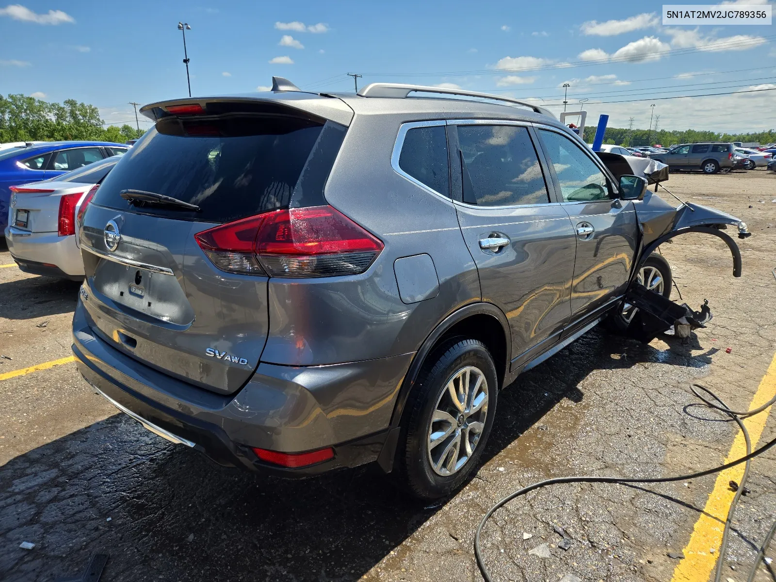 2018 Nissan Rogue S VIN: 5N1AT2MV2JC789356 Lot: 66288454