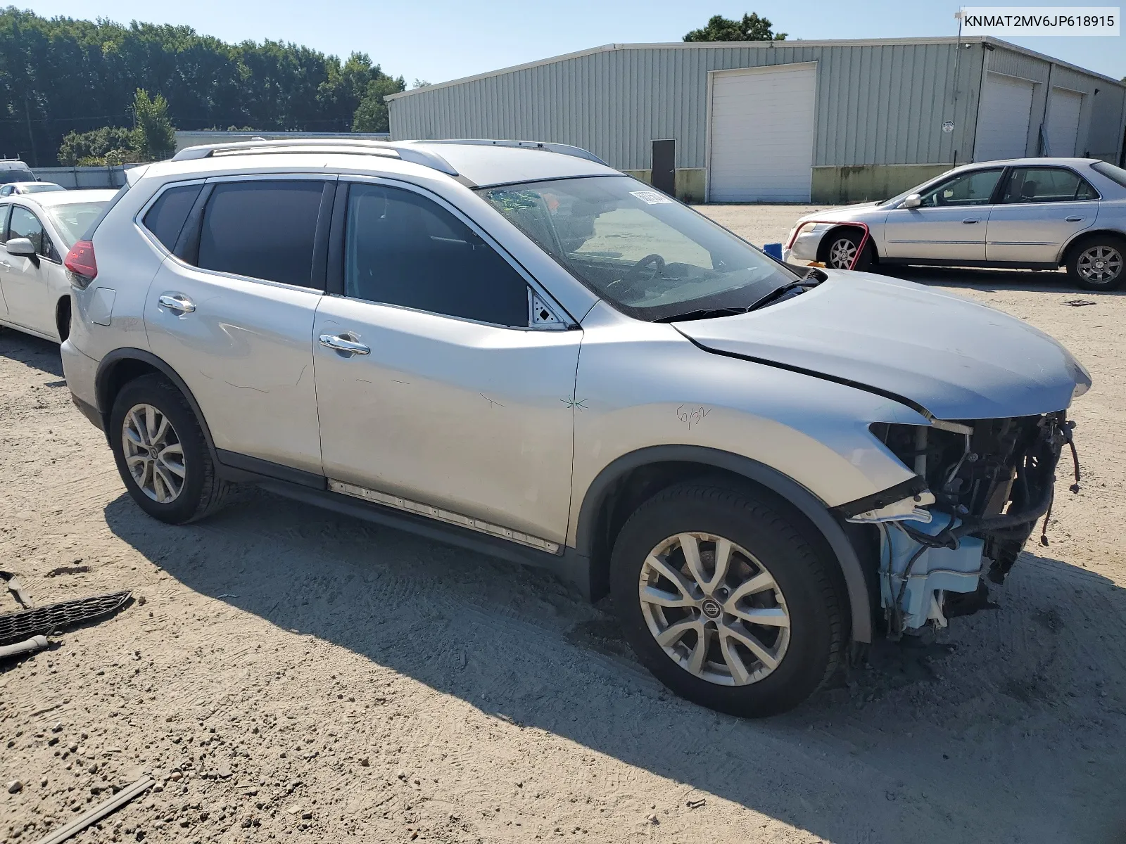 2018 Nissan Rogue S VIN: KNMAT2MV6JP618915 Lot: 66375634