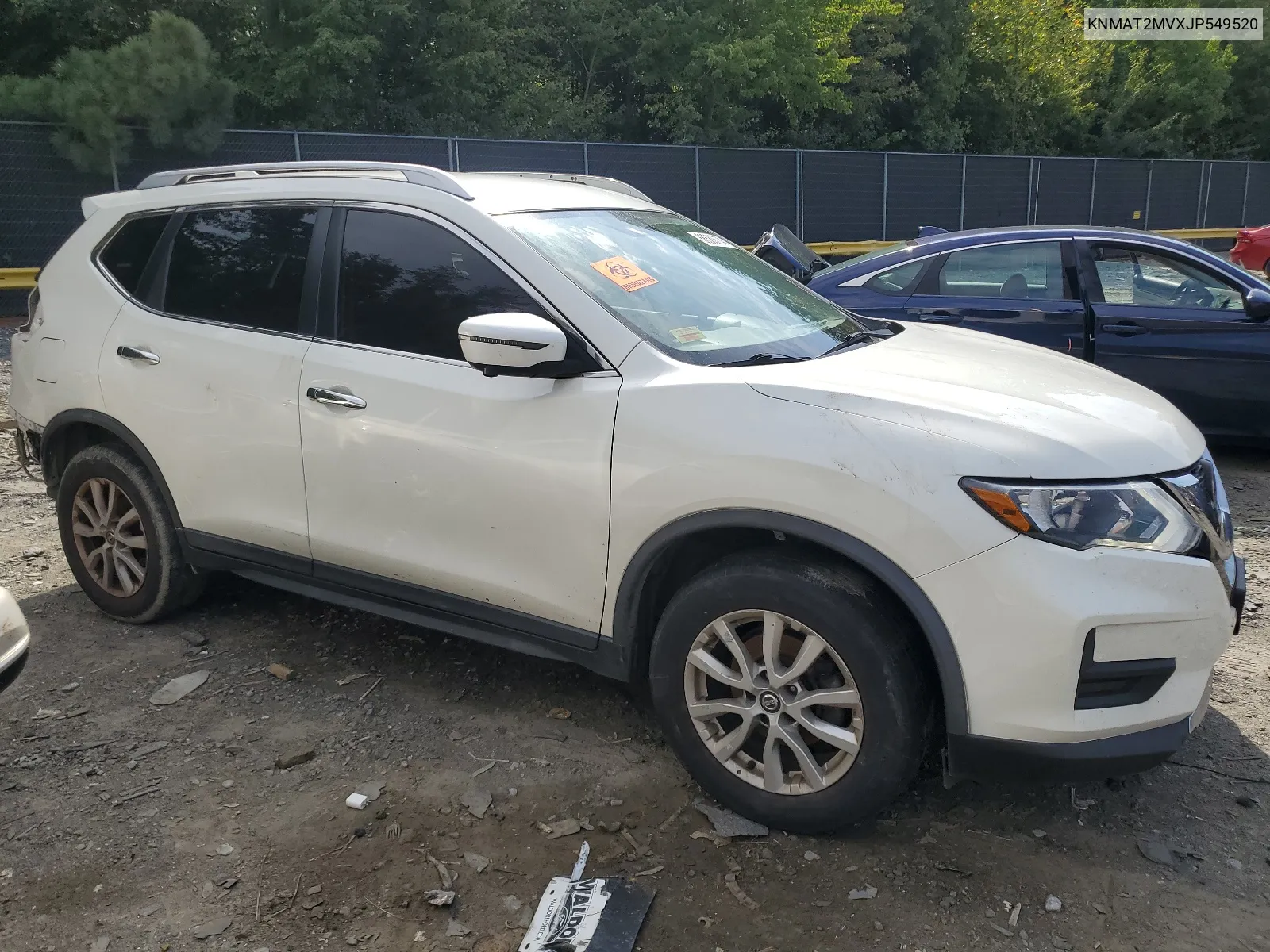 2018 Nissan Rogue S VIN: KNMAT2MVXJP549520 Lot: 66589774