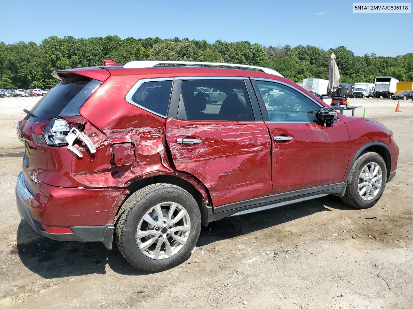 2018 Nissan Rogue S VIN: 5N1AT2MV7JC806118 Lot: 66659814