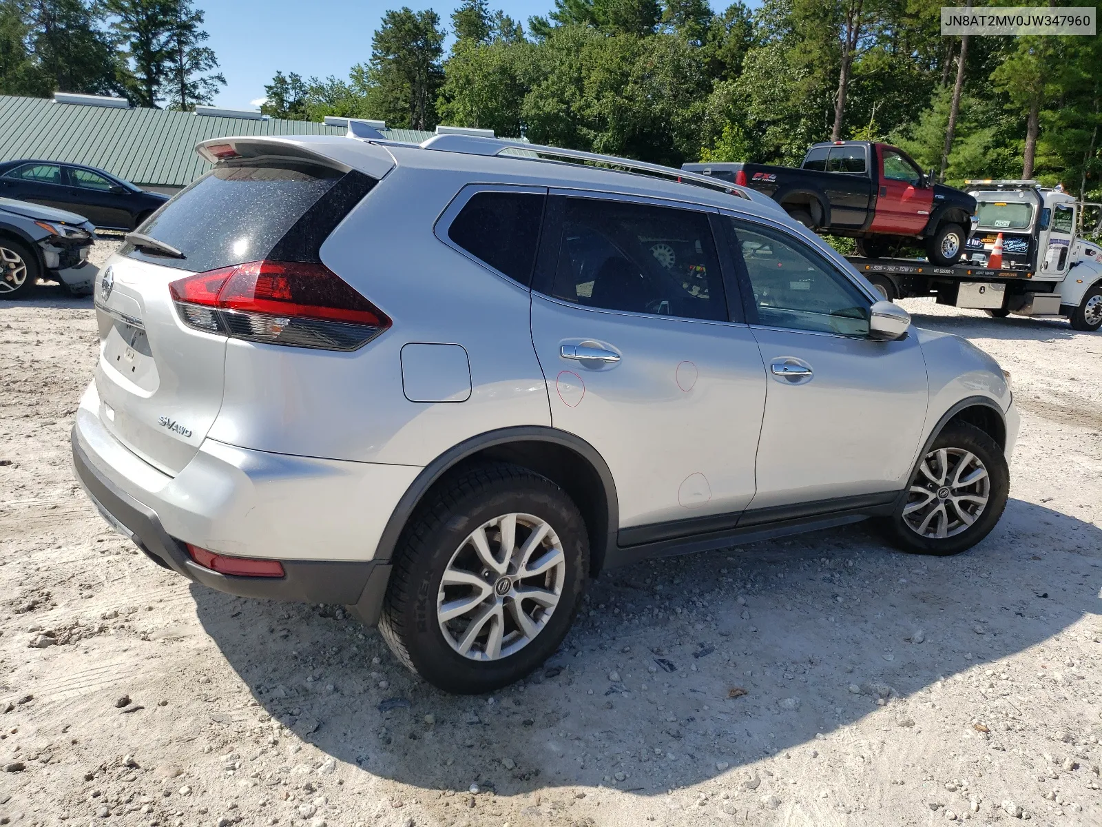 2018 Nissan Rogue S VIN: JN8AT2MV0JW347960 Lot: 66708254