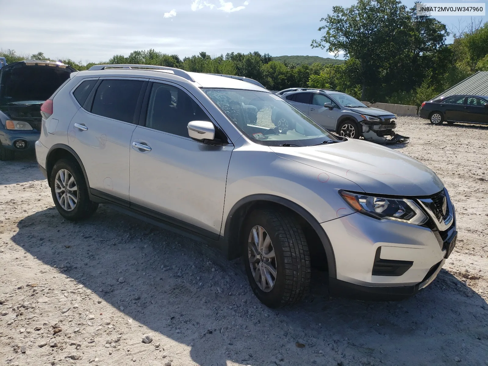 2018 Nissan Rogue S VIN: JN8AT2MV0JW347960 Lot: 66708254