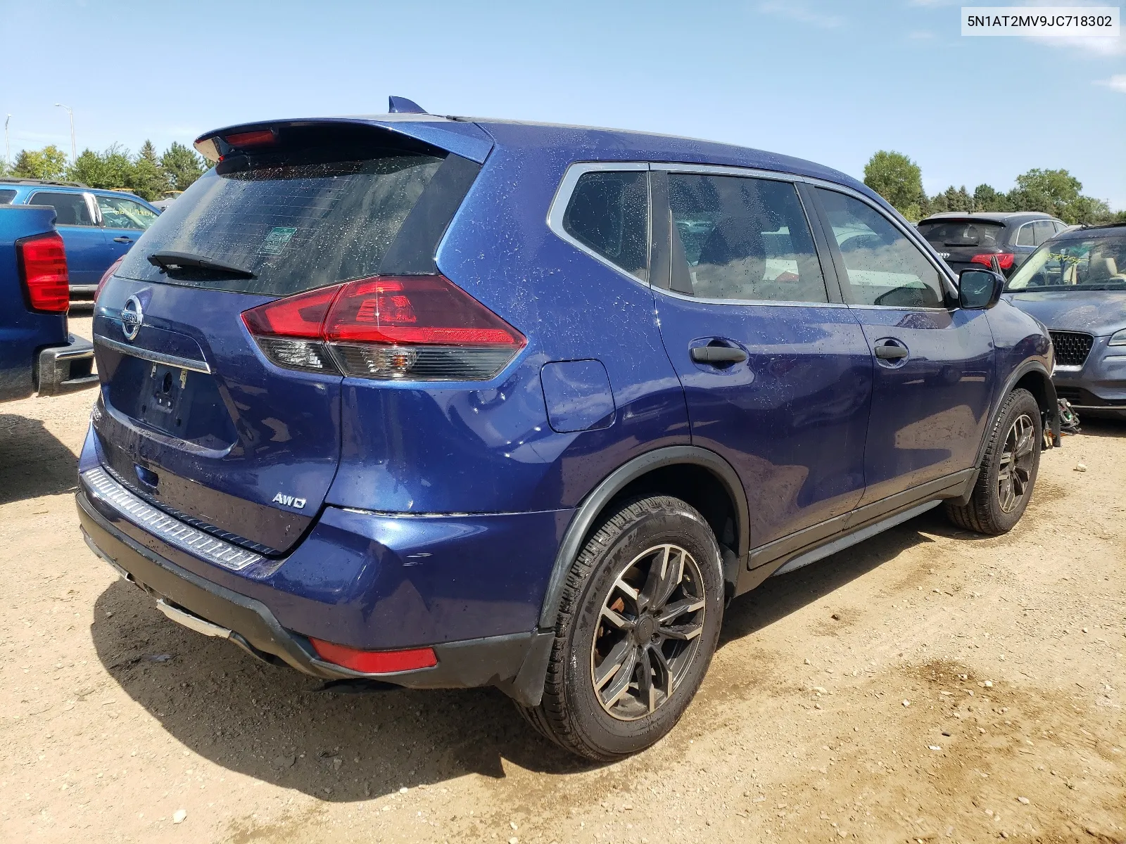 2018 Nissan Rogue S VIN: 5N1AT2MV9JC718302 Lot: 66815364