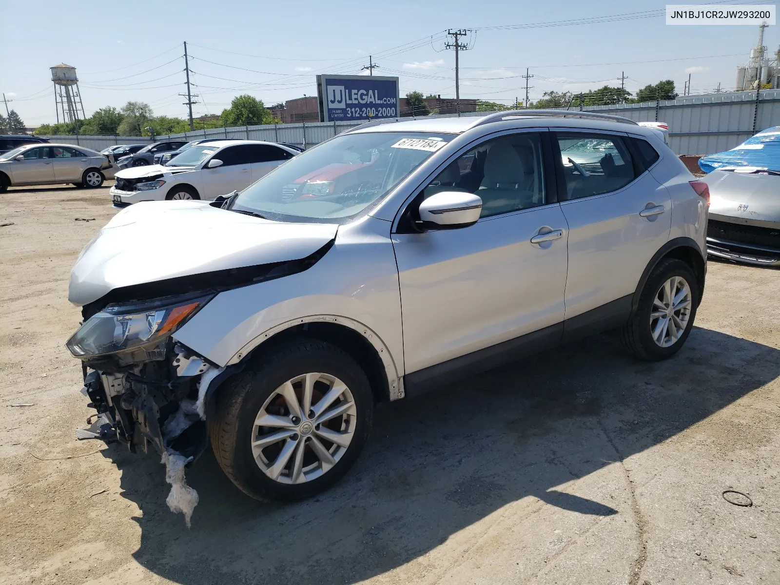 2018 Nissan Rogue Sport S VIN: JN1BJ1CR2JW293200 Lot: 67127184