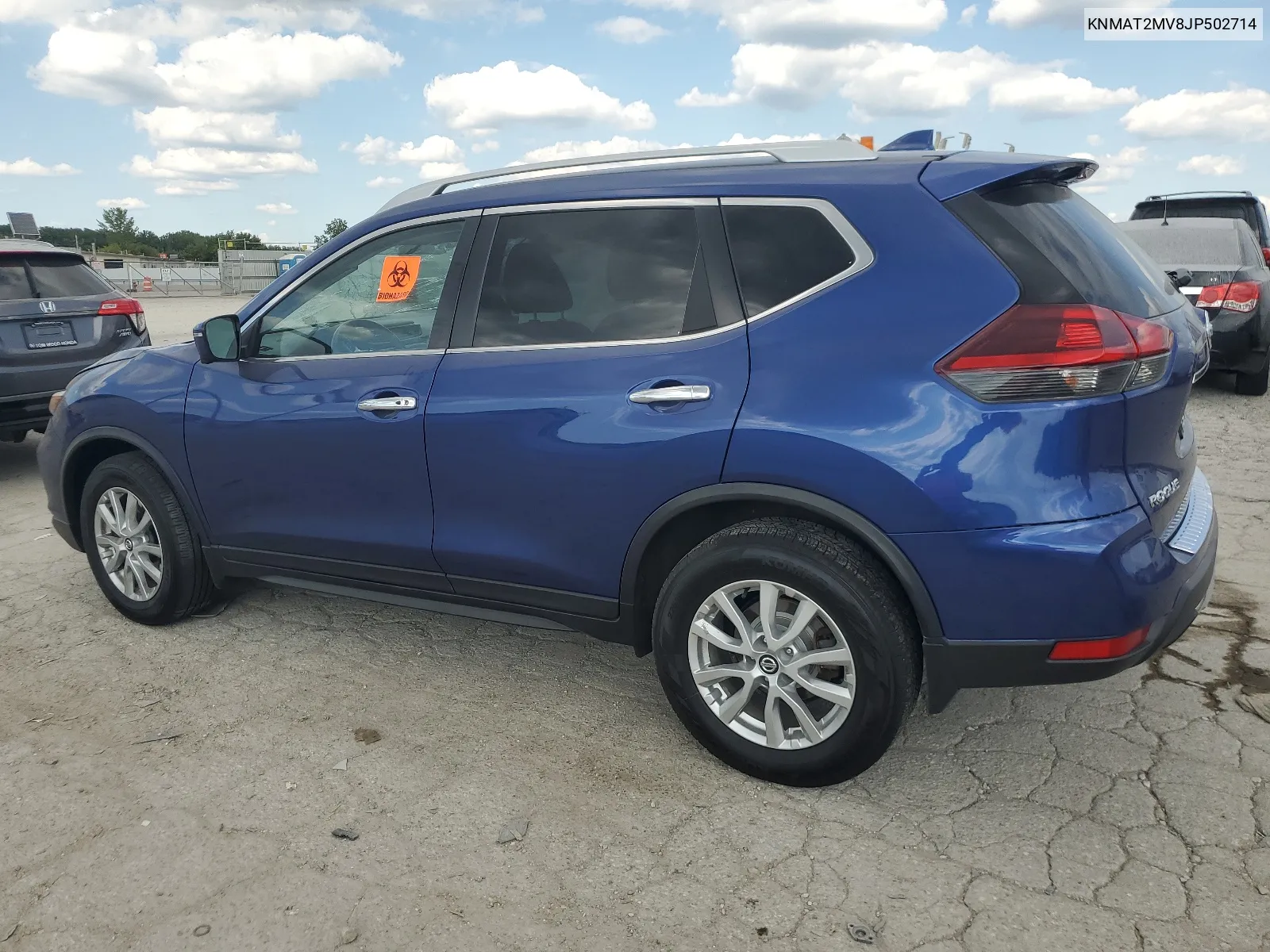 2018 Nissan Rogue S VIN: KNMAT2MV8JP502714 Lot: 67244994