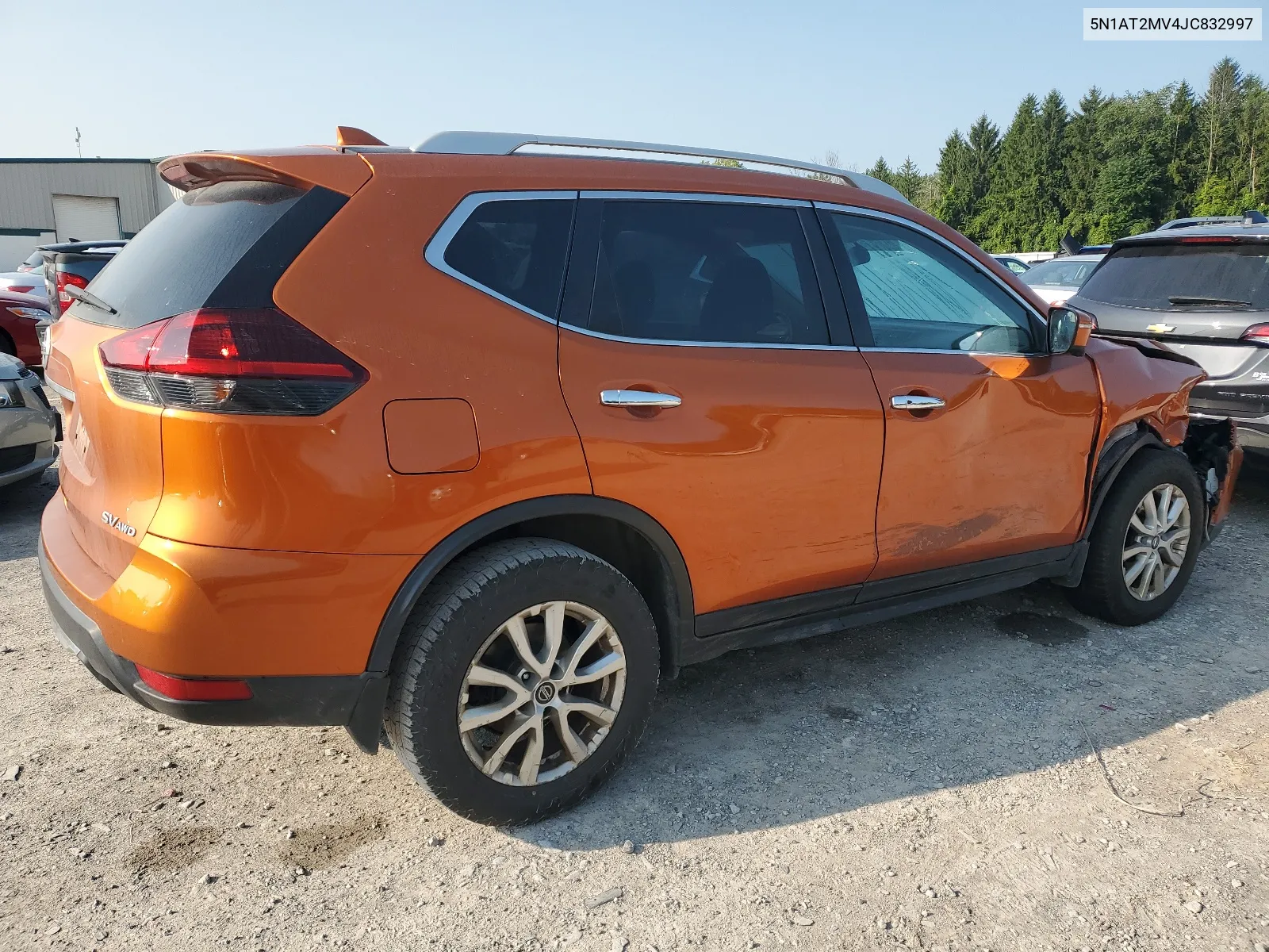 2018 Nissan Rogue S VIN: 5N1AT2MV4JC832997 Lot: 67343374