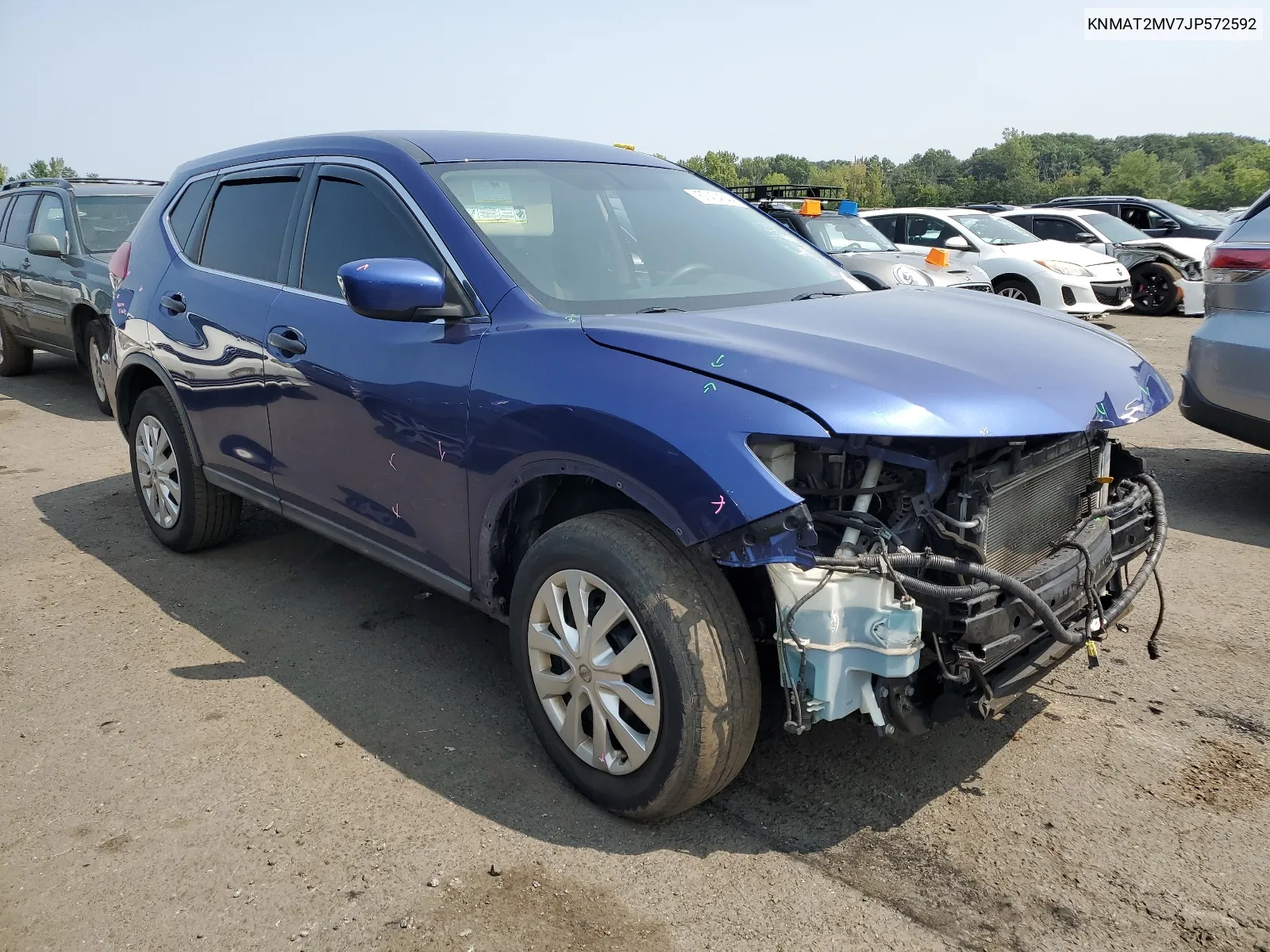 KNMAT2MV7JP572592 2018 Nissan Rogue S