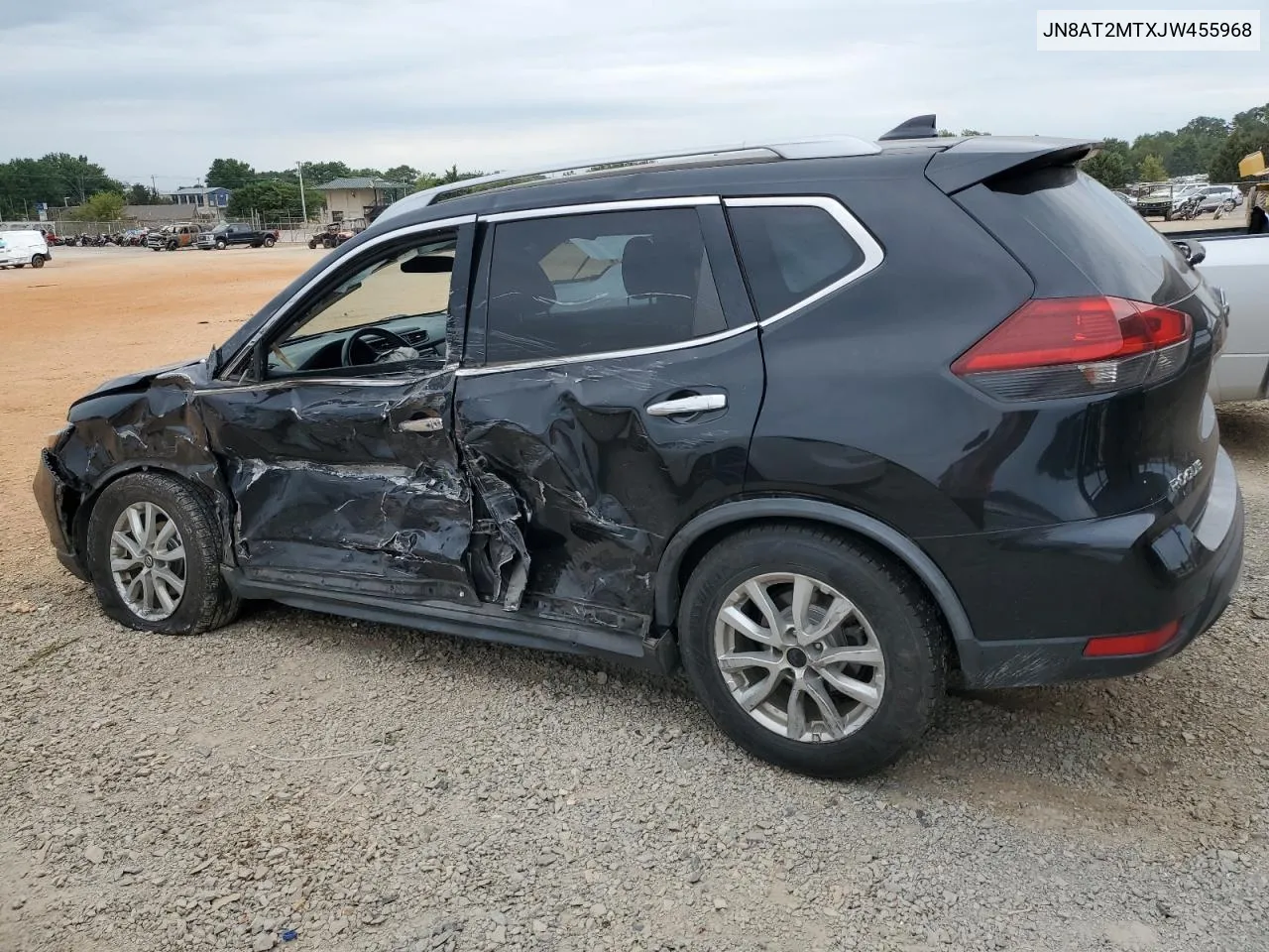 2018 Nissan Rogue S VIN: JN8AT2MTXJW455968 Lot: 67411414