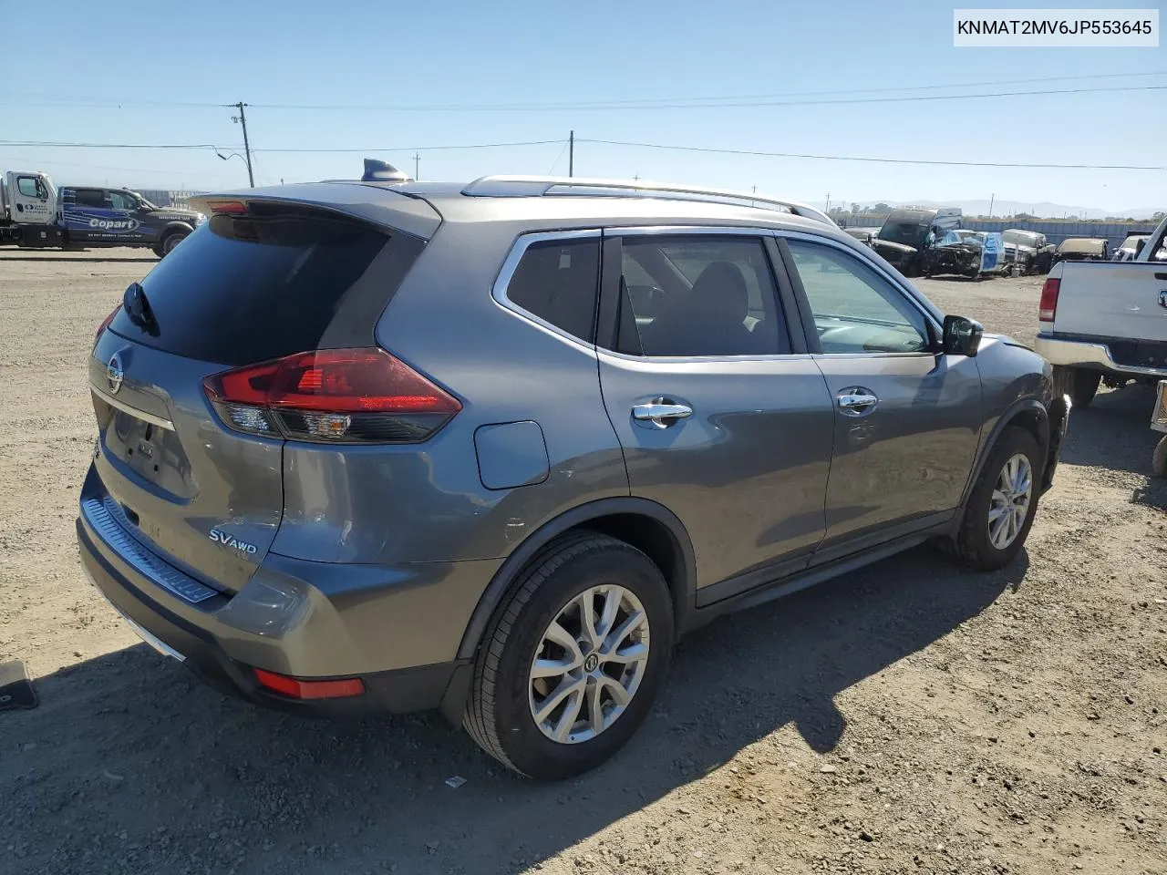 2018 Nissan Rogue S VIN: KNMAT2MV6JP553645 Lot: 67491714