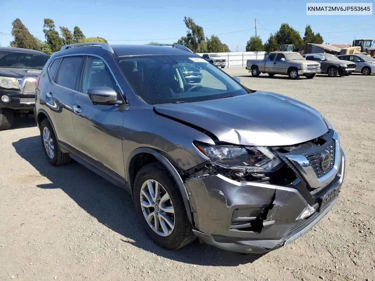 2018 Nissan Rogue S VIN: KNMAT2MV6JP553645 Lot: 67491714