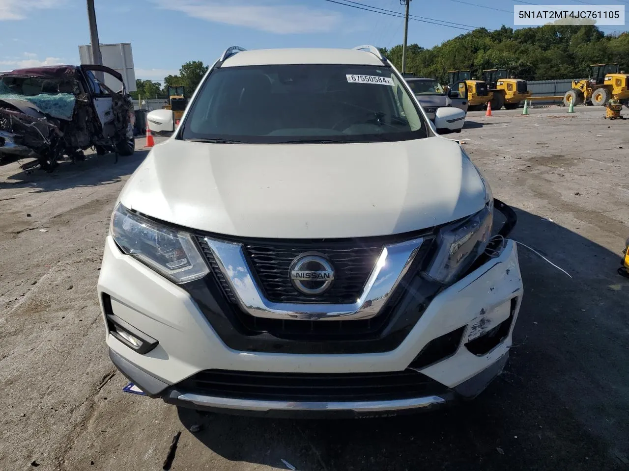 2018 Nissan Rogue S VIN: 5N1AT2MT4JC761105 Lot: 67550584