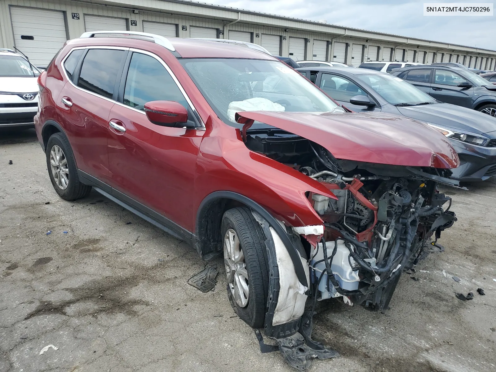 2018 Nissan Rogue S VIN: 5N1AT2MT4JC750296 Lot: 67775394