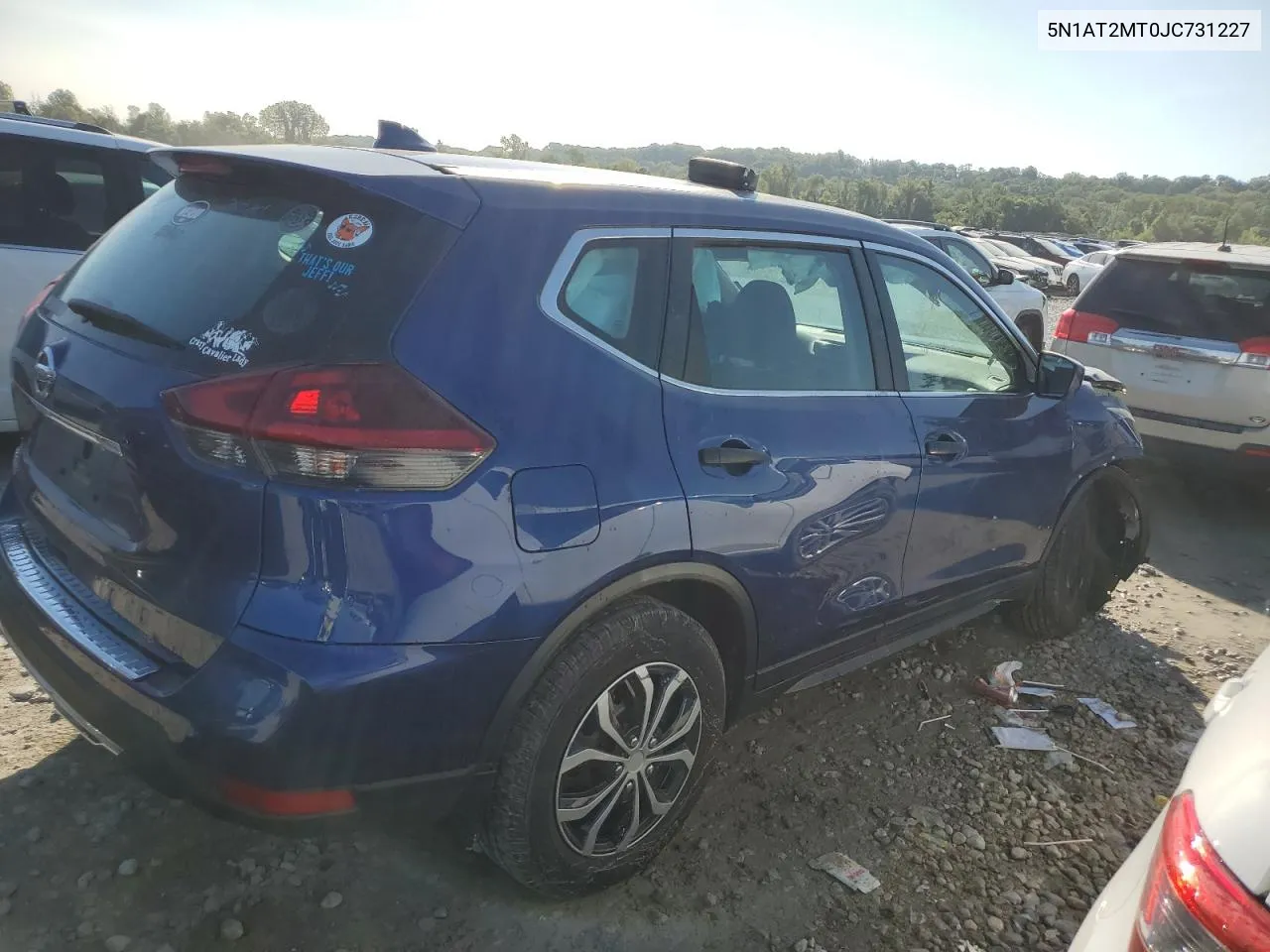 2018 Nissan Rogue S VIN: 5N1AT2MT0JC731227 Lot: 67872474