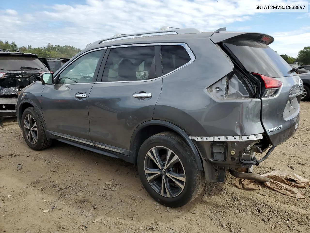 2018 Nissan Rogue S VIN: 5N1AT2MV8JC838897 Lot: 68425014