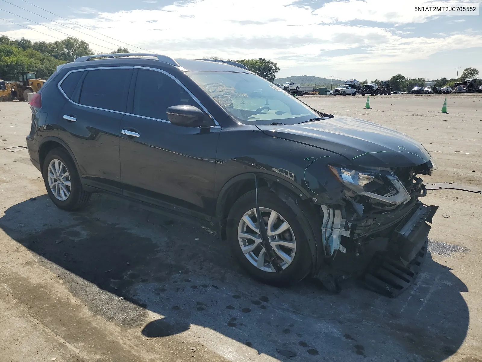 2018 Nissan Rogue S VIN: 5N1AT2MT2JC705552 Lot: 68456214