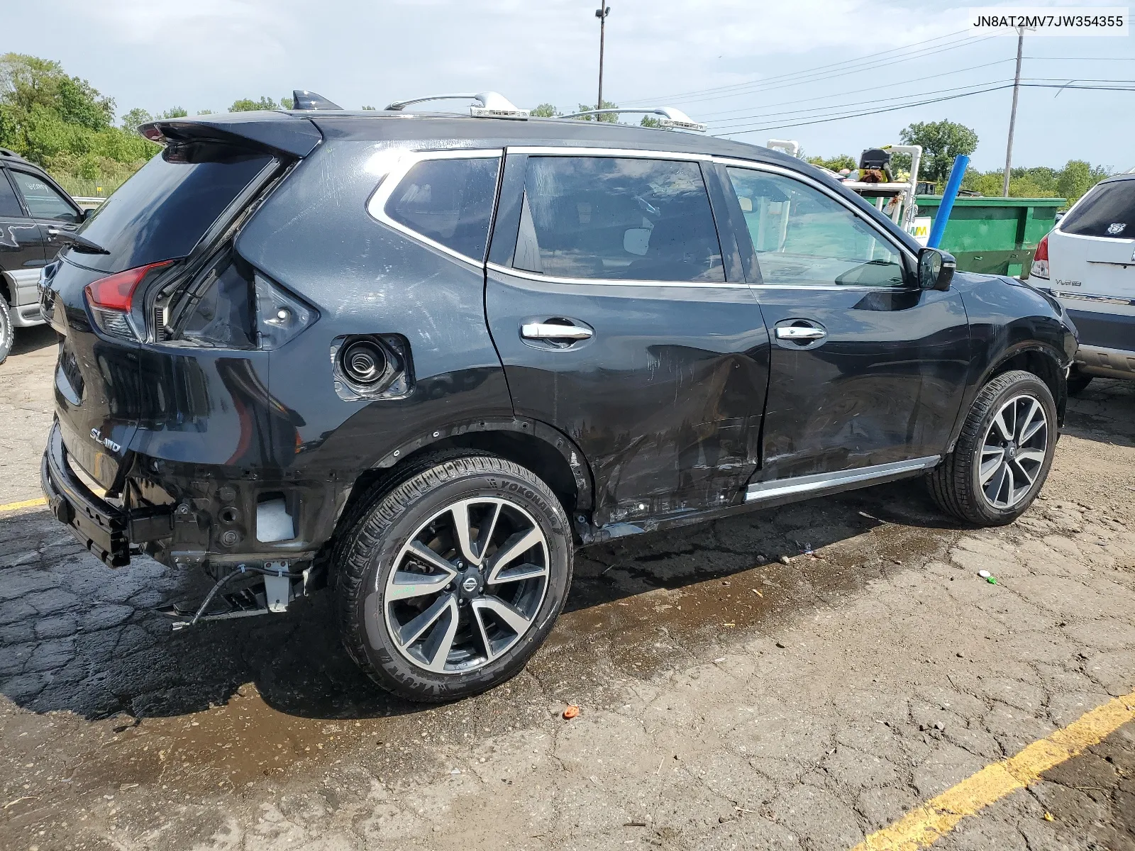 2018 Nissan Rogue S VIN: JN8AT2MV7JW354355 Lot: 68571114