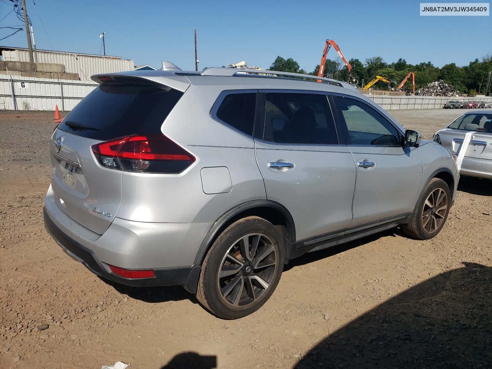 2018 Nissan Rogue S VIN: JN8AT2MV3JW345409 Lot: 68572934