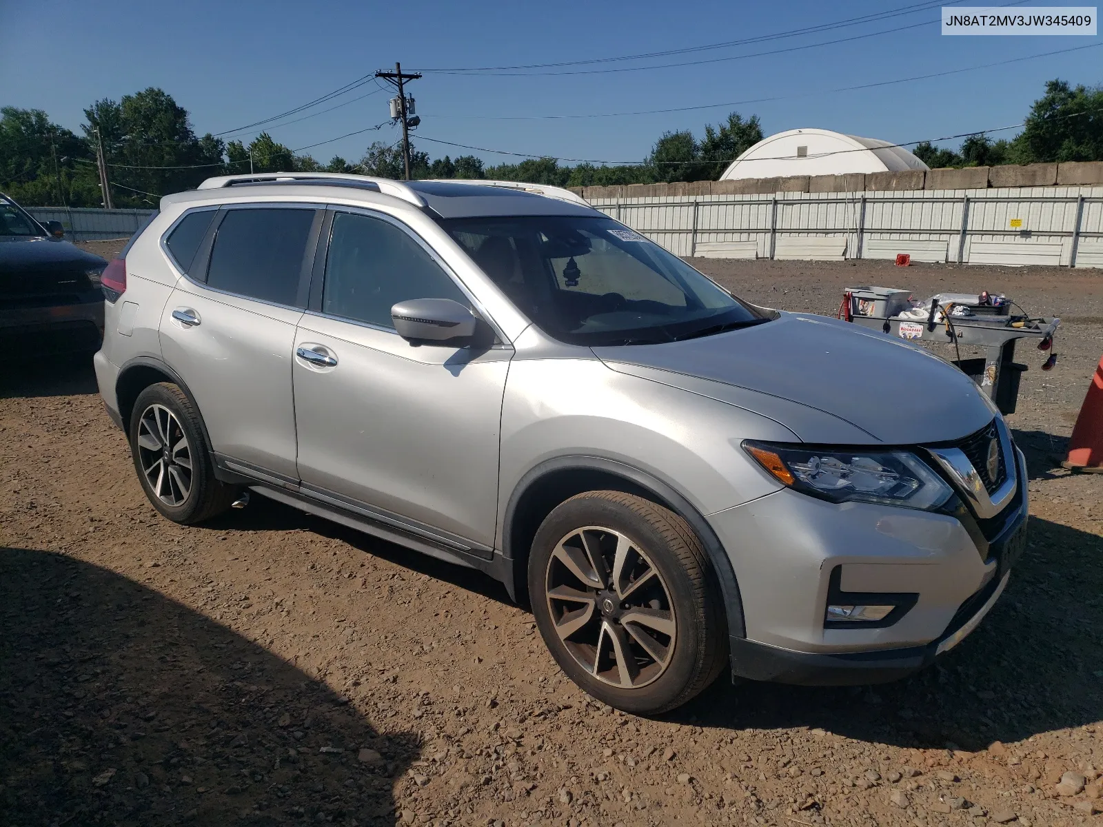 2018 Nissan Rogue S VIN: JN8AT2MV3JW345409 Lot: 68572934