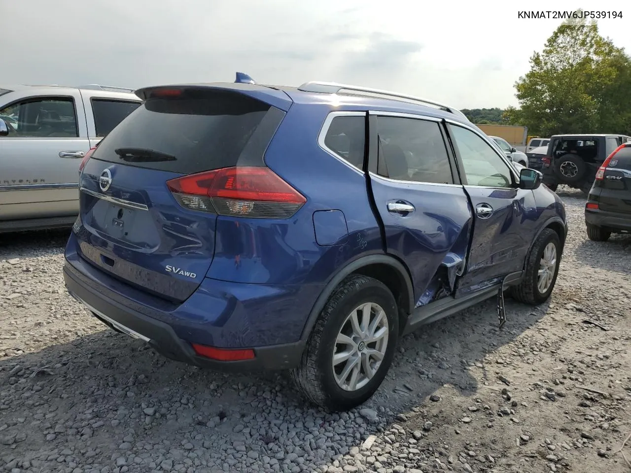 2018 Nissan Rogue S VIN: KNMAT2MV6JP539194 Lot: 68580804