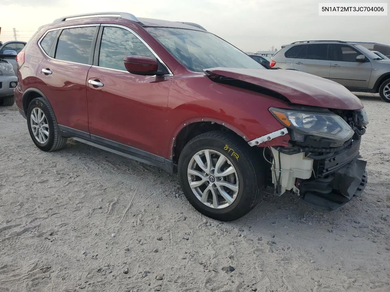 2018 Nissan Rogue S VIN: 5N1AT2MT3JC704006 Lot: 68582514