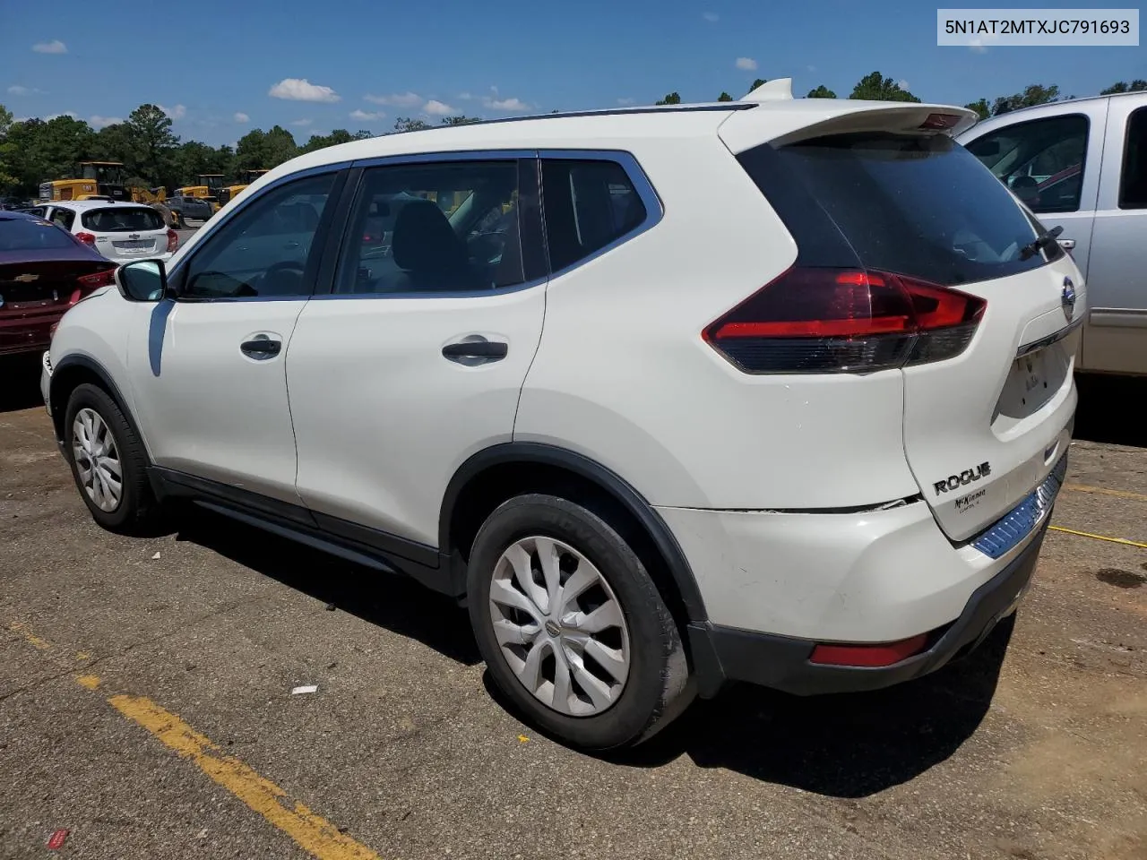 2018 Nissan Rogue S VIN: 5N1AT2MTXJC791693 Lot: 68629454