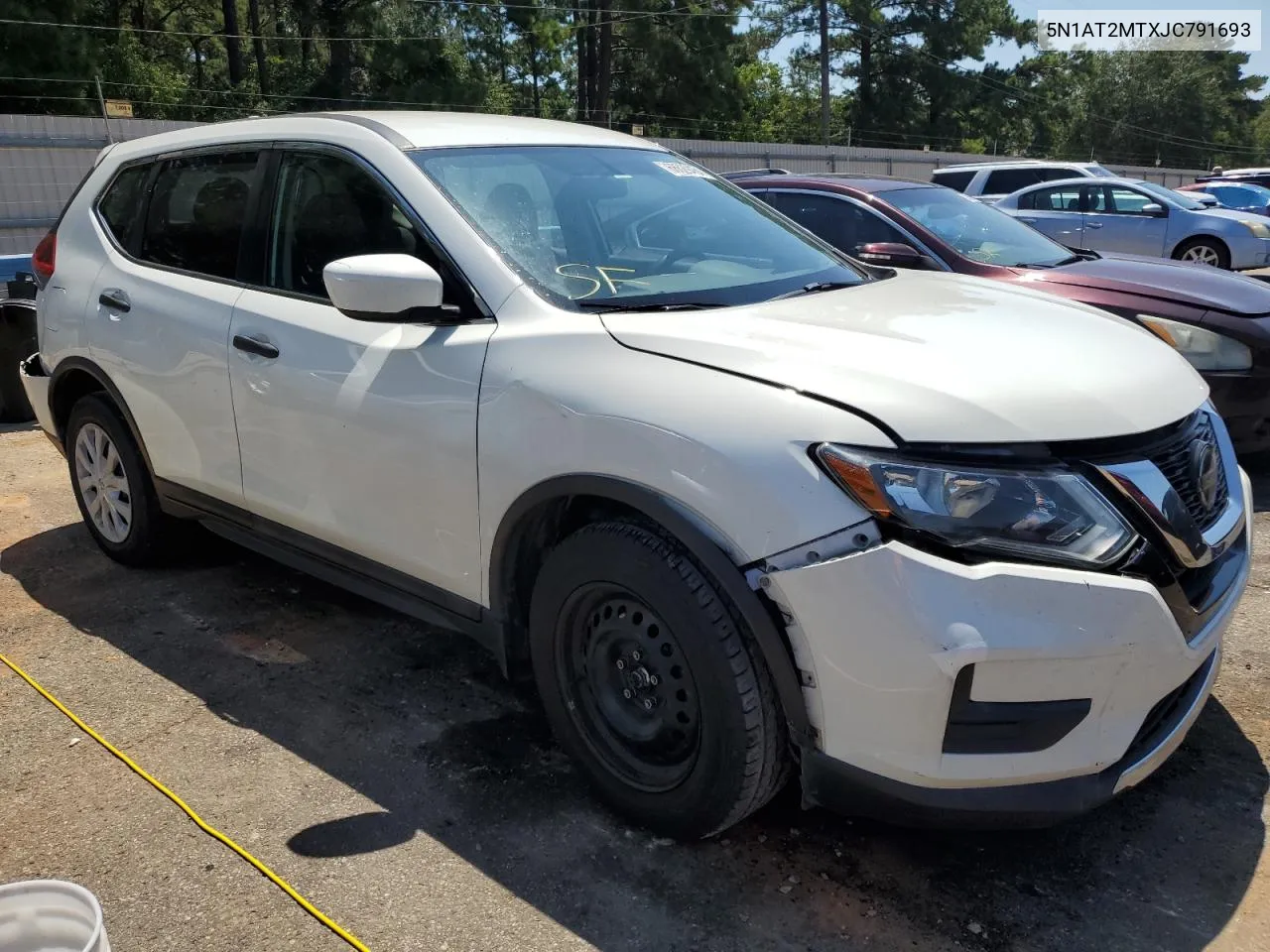 2018 Nissan Rogue S VIN: 5N1AT2MTXJC791693 Lot: 68629454