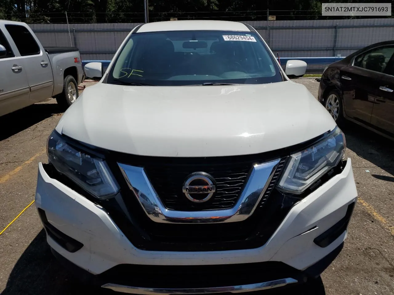 2018 Nissan Rogue S VIN: 5N1AT2MTXJC791693 Lot: 68629454