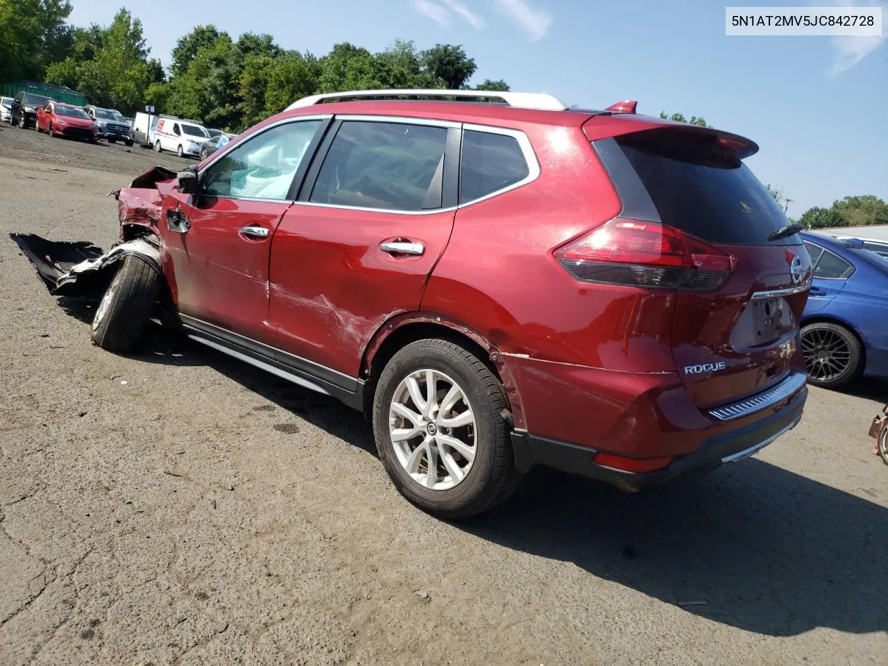 2018 Nissan Rogue S VIN: 5N1AT2MV5JC842728 Lot: 68836194