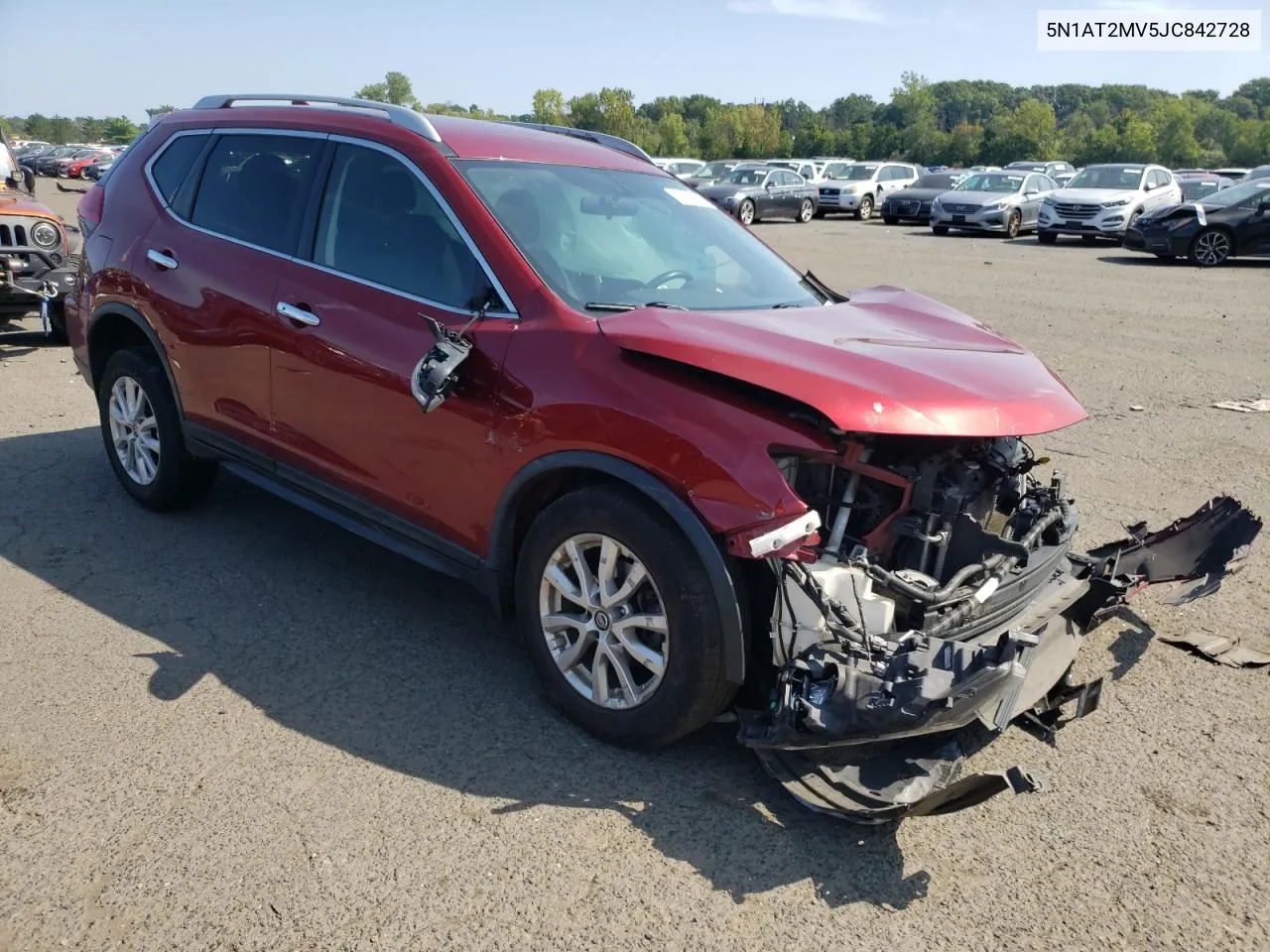 2018 Nissan Rogue S VIN: 5N1AT2MV5JC842728 Lot: 68836194