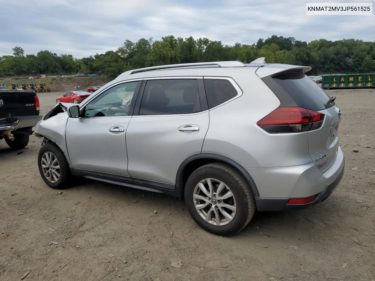 2018 Nissan Rogue S VIN: KNMAT2MV3JP561525 Lot: 68896194