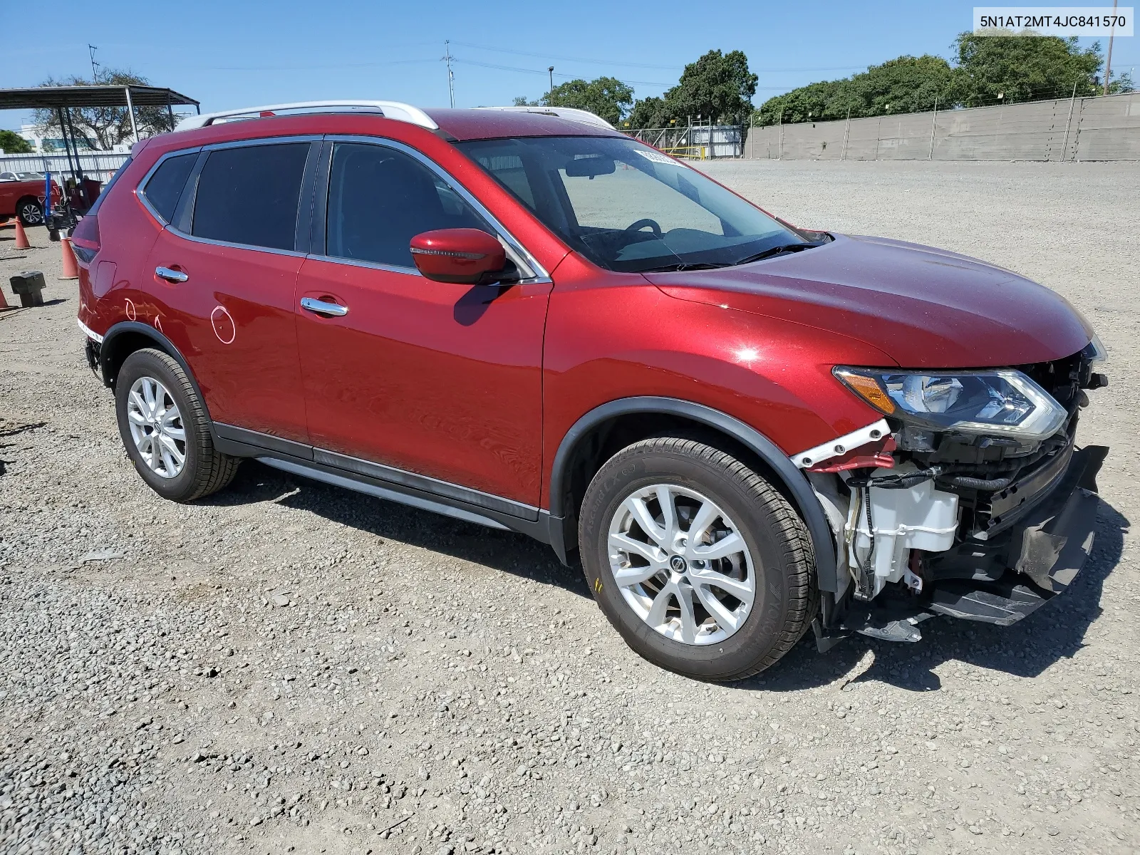 2018 Nissan Rogue S VIN: 5N1AT2MT4JC841570 Lot: 68909234