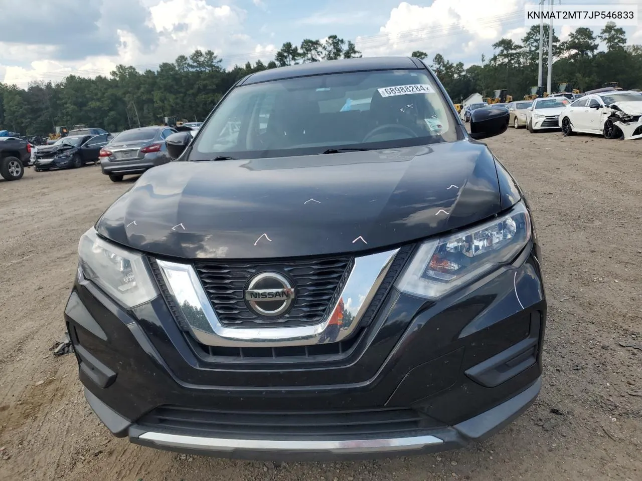 2018 Nissan Rogue S VIN: KNMAT2MT7JP546833 Lot: 68988284