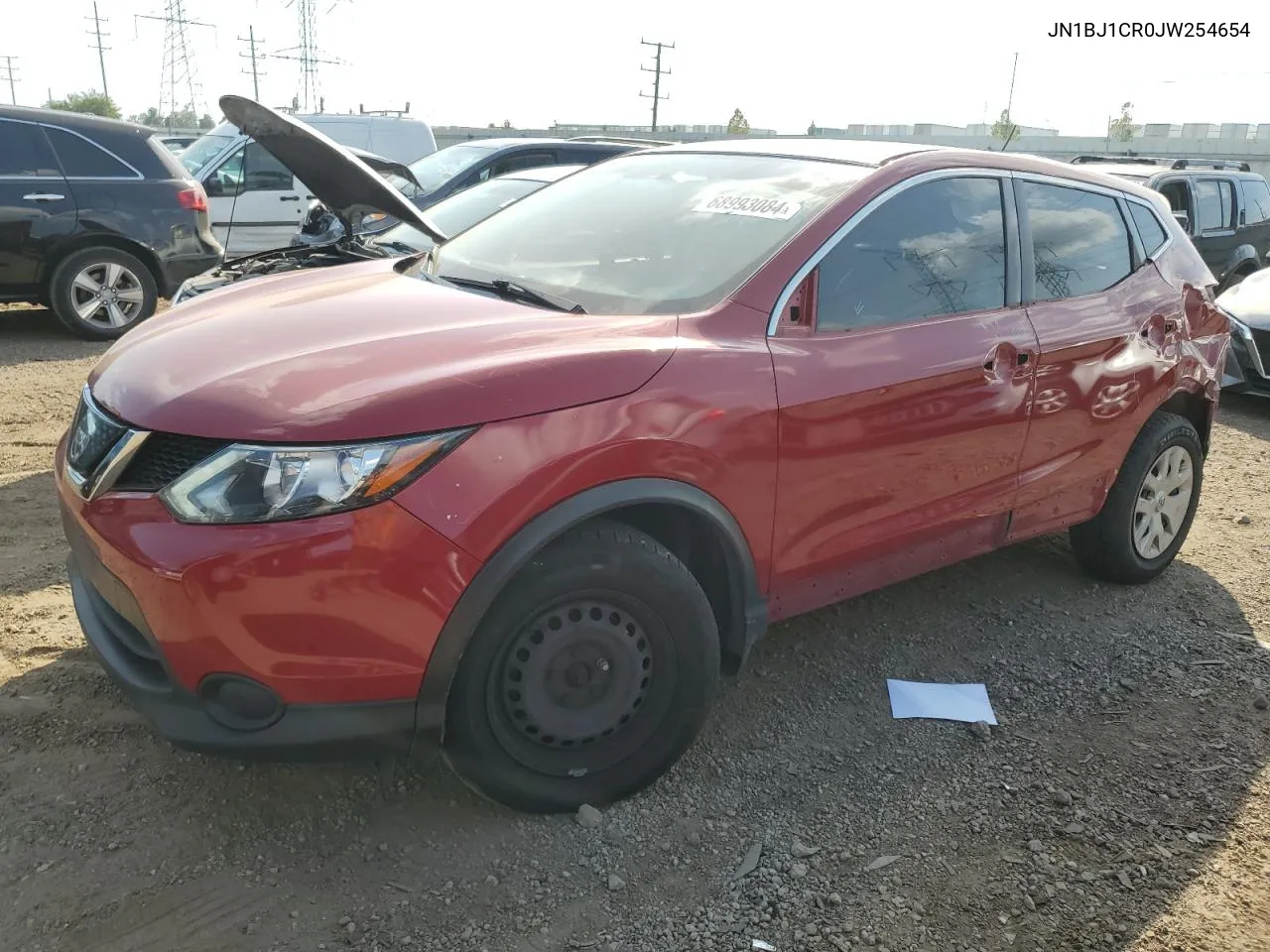 2018 Nissan Rogue Sport S VIN: JN1BJ1CR0JW254654 Lot: 68993084