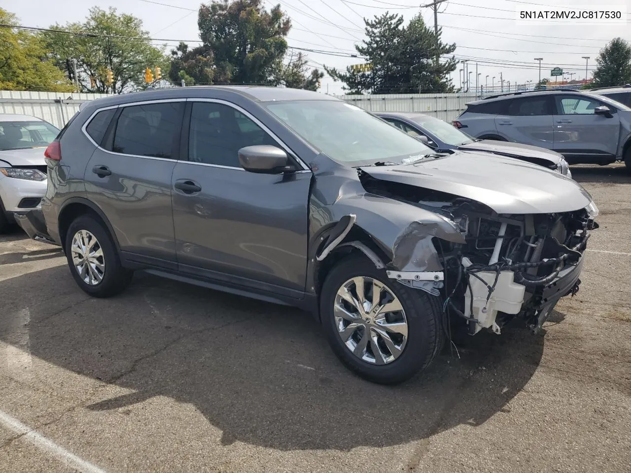 2018 Nissan Rogue S VIN: 5N1AT2MV2JC817530 Lot: 69171354