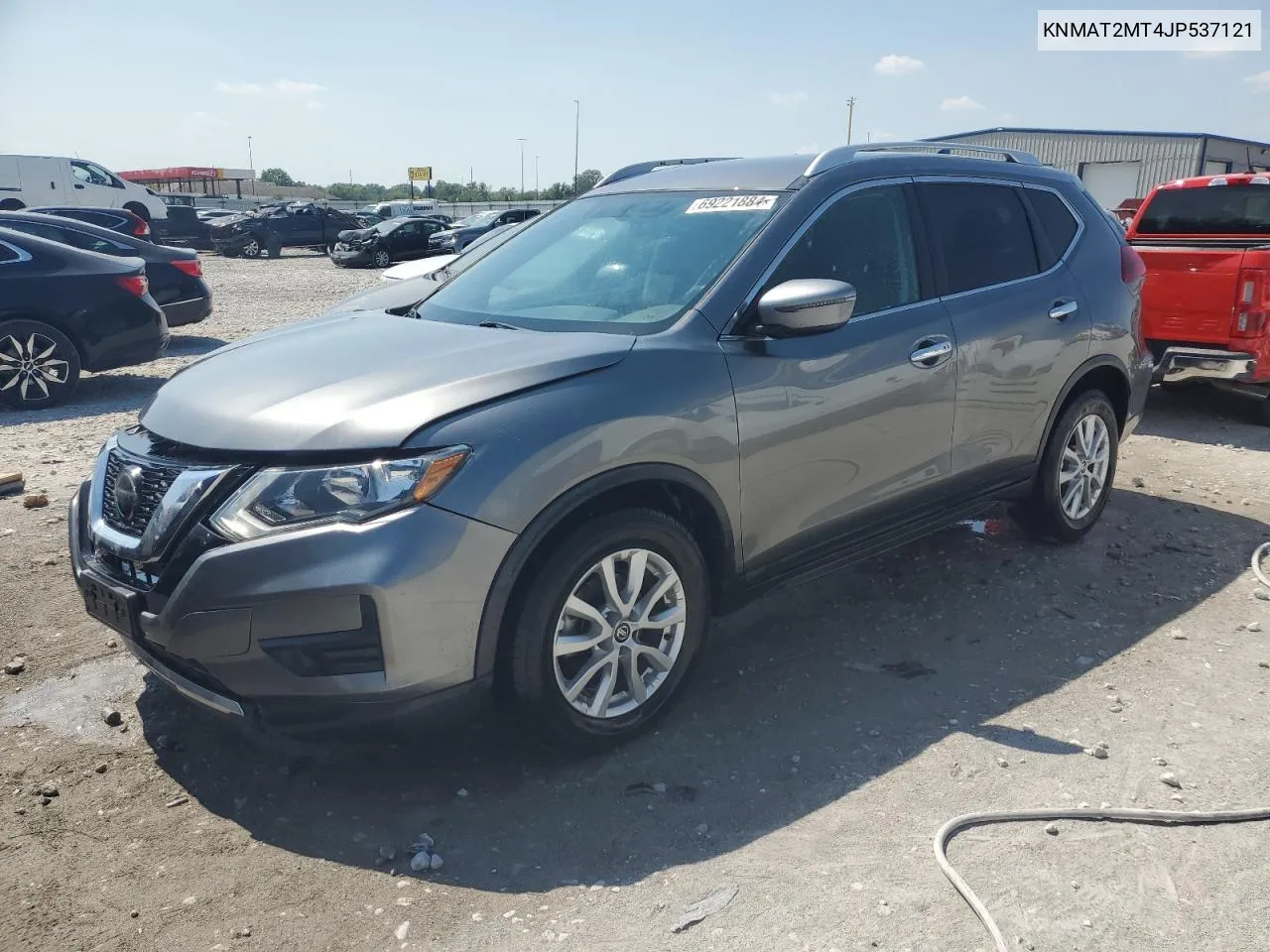 2018 Nissan Rogue S VIN: KNMAT2MT4JP537121 Lot: 69221884