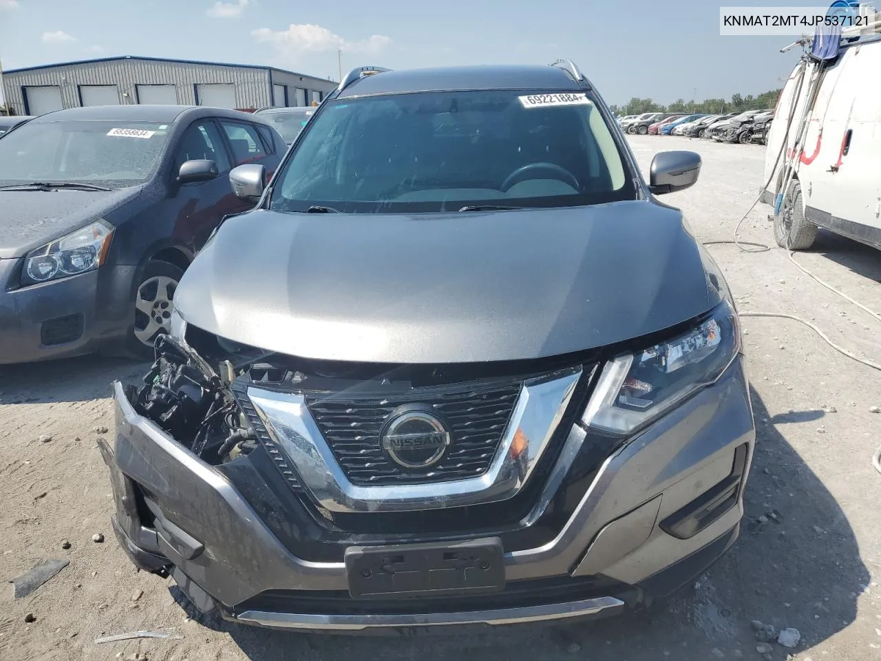 2018 Nissan Rogue S VIN: KNMAT2MT4JP537121 Lot: 69221884