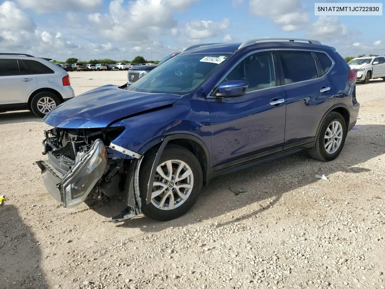 2018 Nissan Rogue S VIN: 5N1AT2MT1JC722830 Lot: 69234294