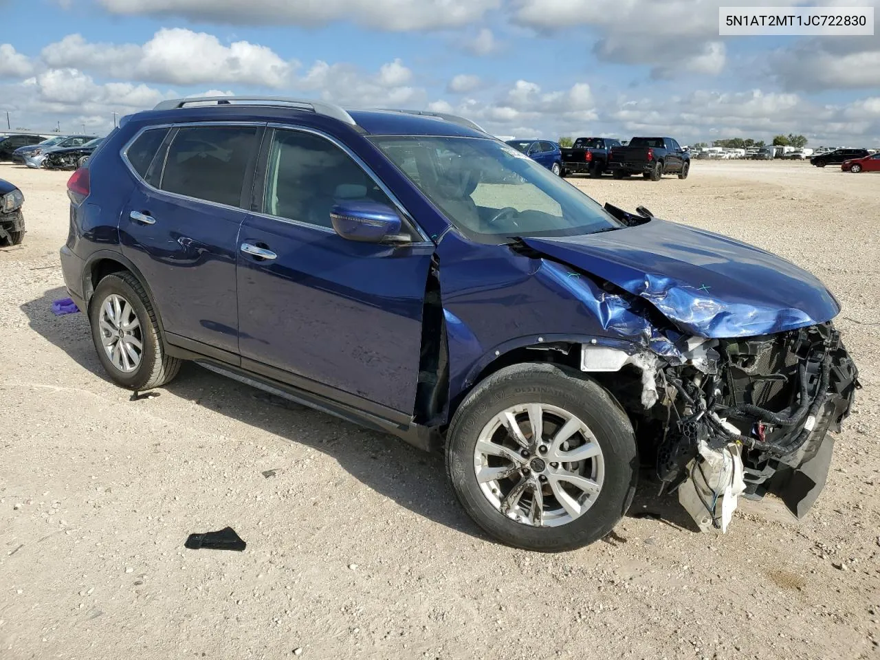 2018 Nissan Rogue S VIN: 5N1AT2MT1JC722830 Lot: 69234294