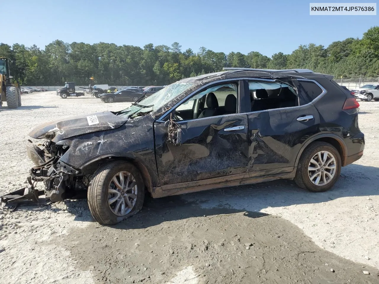 2018 Nissan Rogue S VIN: KNMAT2MT4JP576386 Lot: 69243644