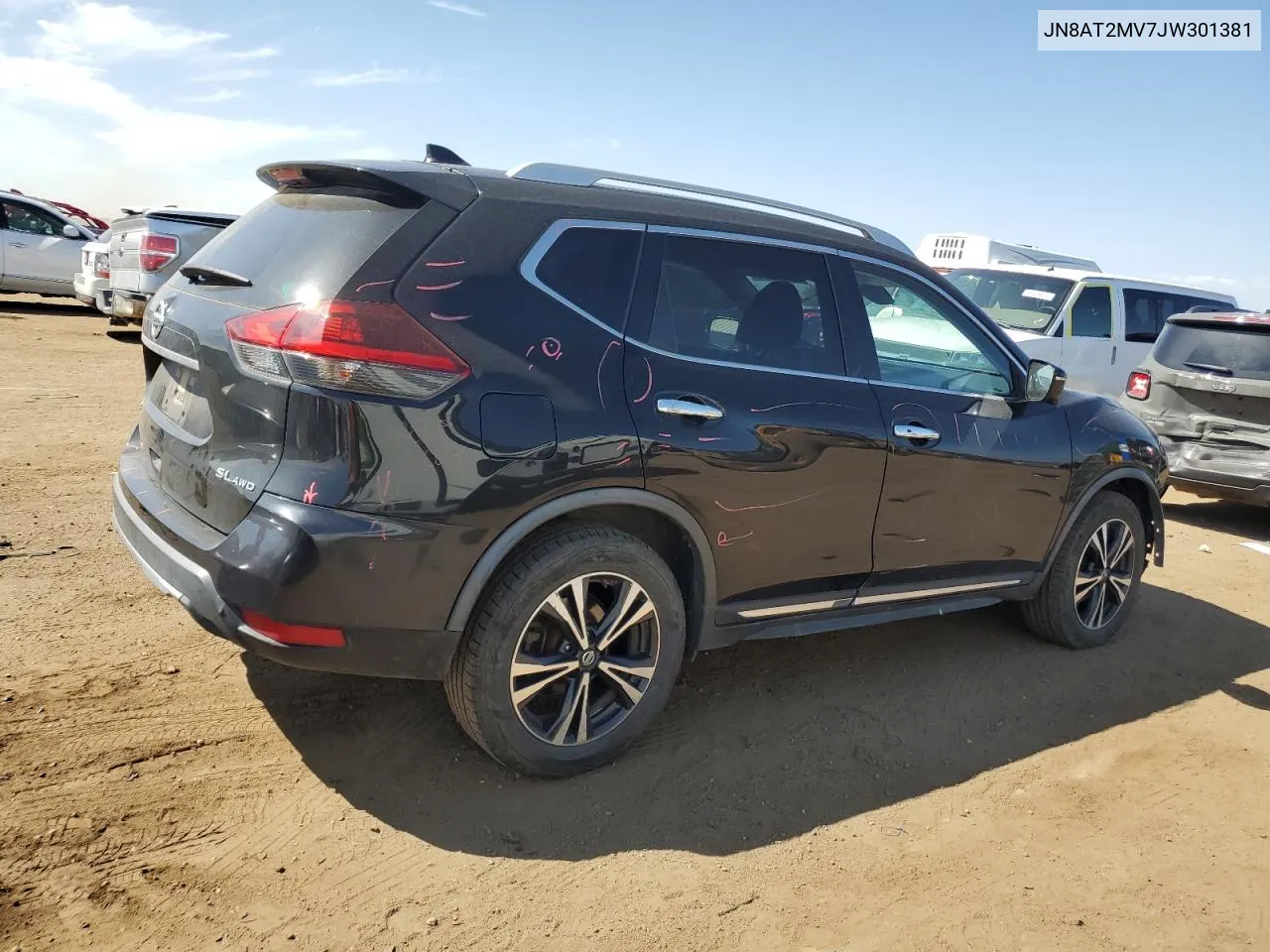 2018 Nissan Rogue S VIN: JN8AT2MV7JW301381 Lot: 69257984