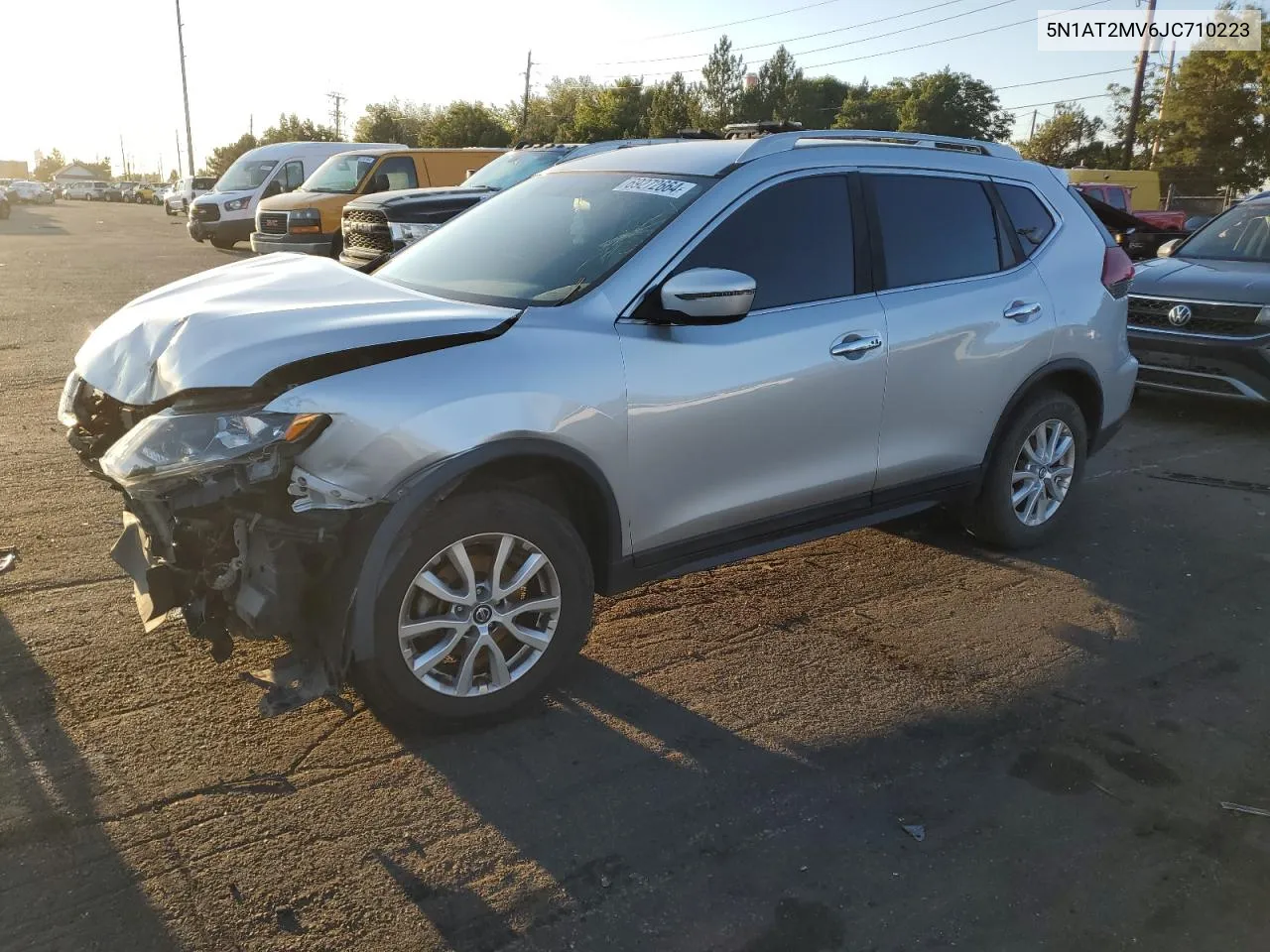 2018 Nissan Rogue S VIN: 5N1AT2MV6JC710223 Lot: 69272664