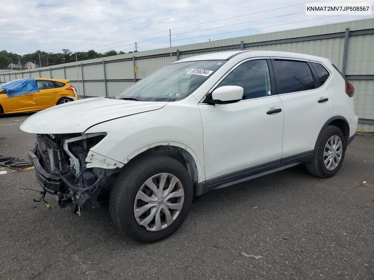 2018 Nissan Rogue S VIN: KNMAT2MV7JP508567 Lot: 69286394