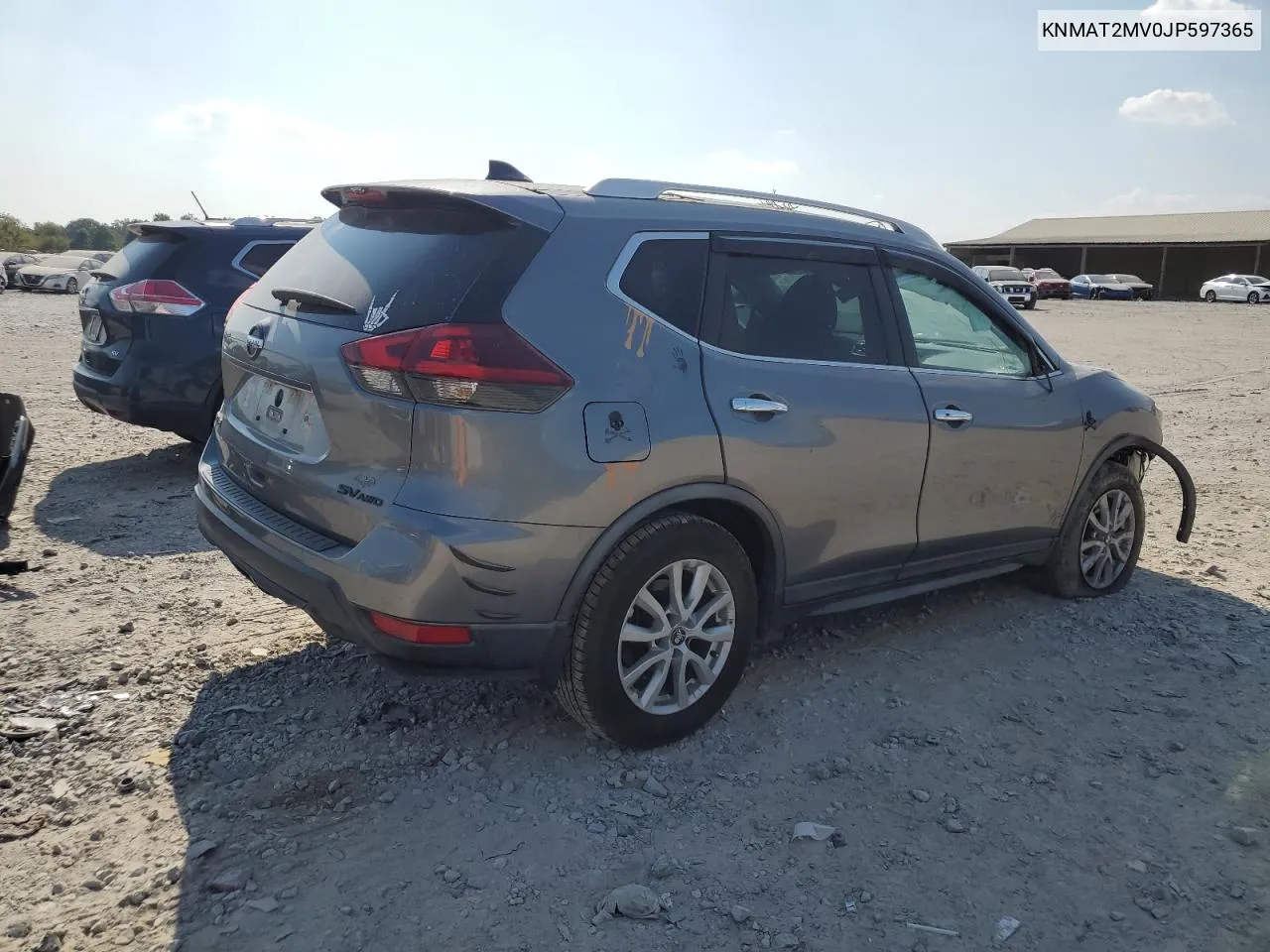 KNMAT2MV0JP597365 2018 Nissan Rogue S