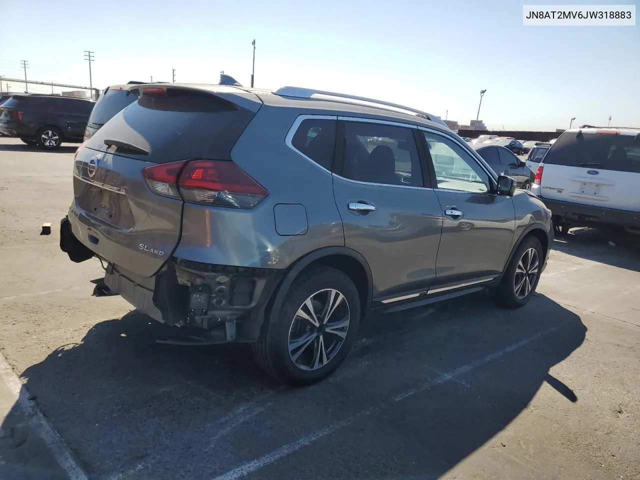 2018 Nissan Rogue S VIN: JN8AT2MV6JW318883 Lot: 69447754