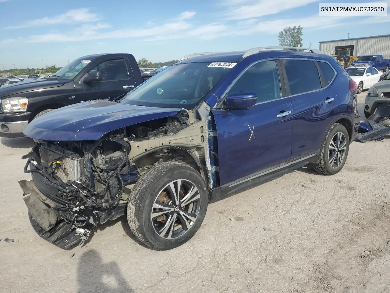 2018 Nissan Rogue S VIN: 5N1AT2MVXJC732550 Lot: 69463244