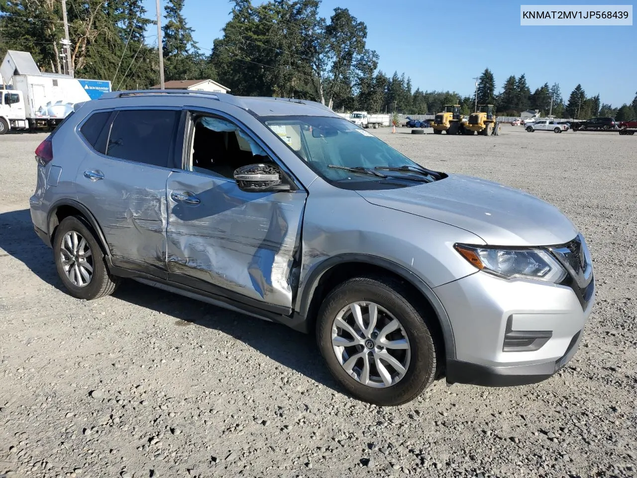 2018 Nissan Rogue S VIN: KNMAT2MV1JP568439 Lot: 69615284