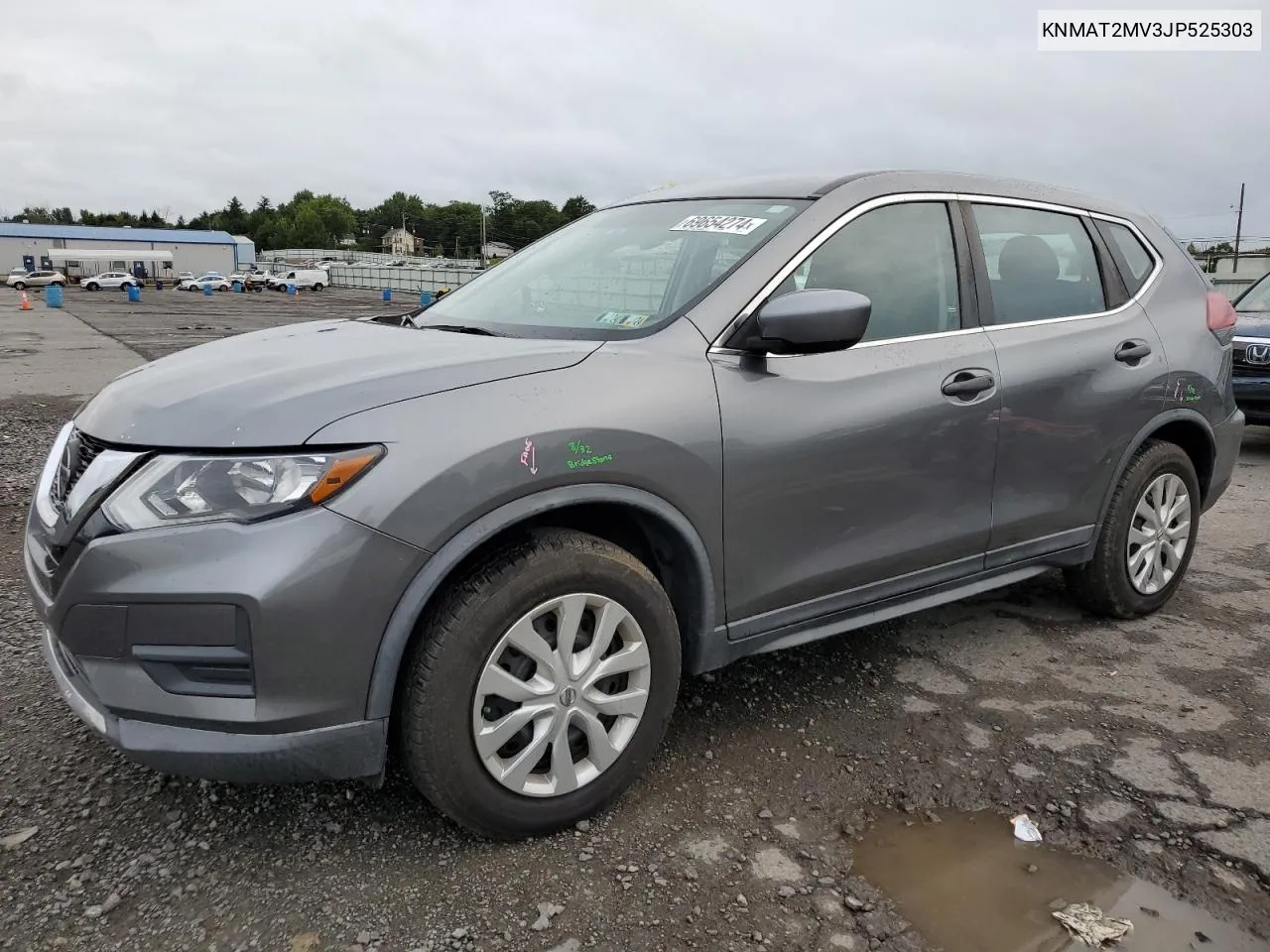 2018 Nissan Rogue S VIN: KNMAT2MV3JP525303 Lot: 69654274