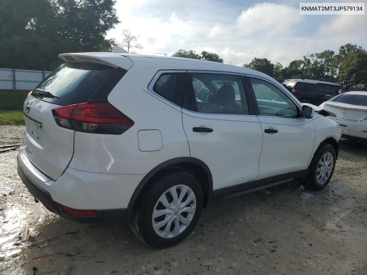 2018 Nissan Rogue S VIN: KNMAT2MT3JP579134 Lot: 69760434