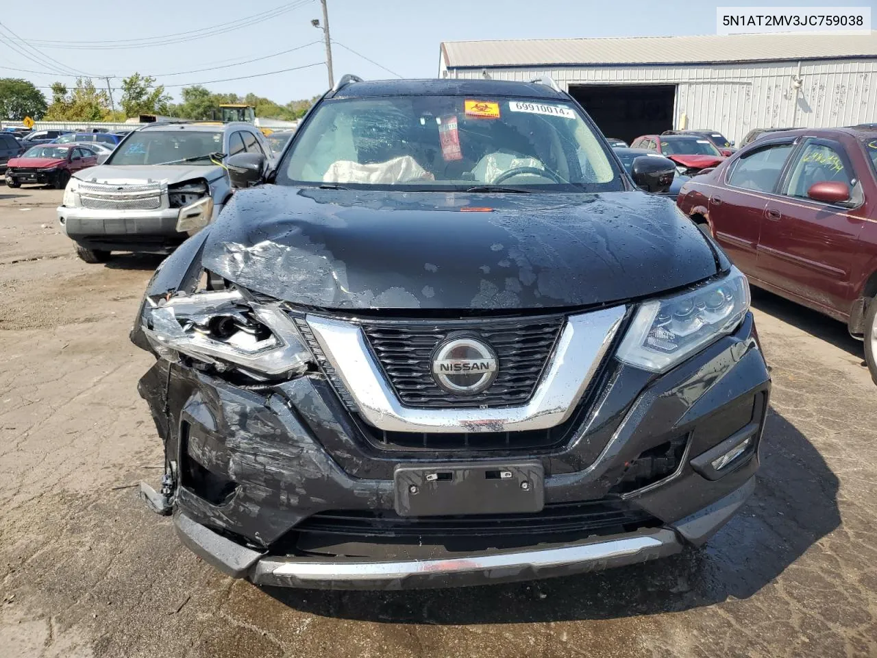 5N1AT2MV3JC759038 2018 Nissan Rogue S